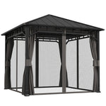 3 X 3(m) Hardtop Gazebo With Galvanised Steel Roof And Sides