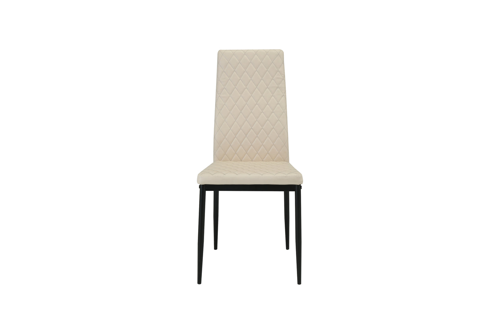 San Diego Marble Top Dining Table With Emily Leather Chairs | Champagne