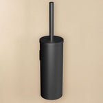 Toilet Brush, Wall-mounted, Matt Black, Logic Collection