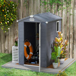 Garden Shed Tool Storage House With Lockable Door, Kit | Medium