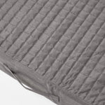 Faux Suede Orthopaedic Foam Armchair Booster Cushion | 50cm x 50cm | Grey