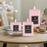 3pcs Scented Candle Rose-scented Candle Set