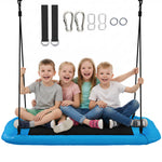 AIYAPLAY Nest Swing With Adjustable Ropes For Kids, Blue