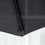 3m Patio Umbrella With Tilt And Crank | Black