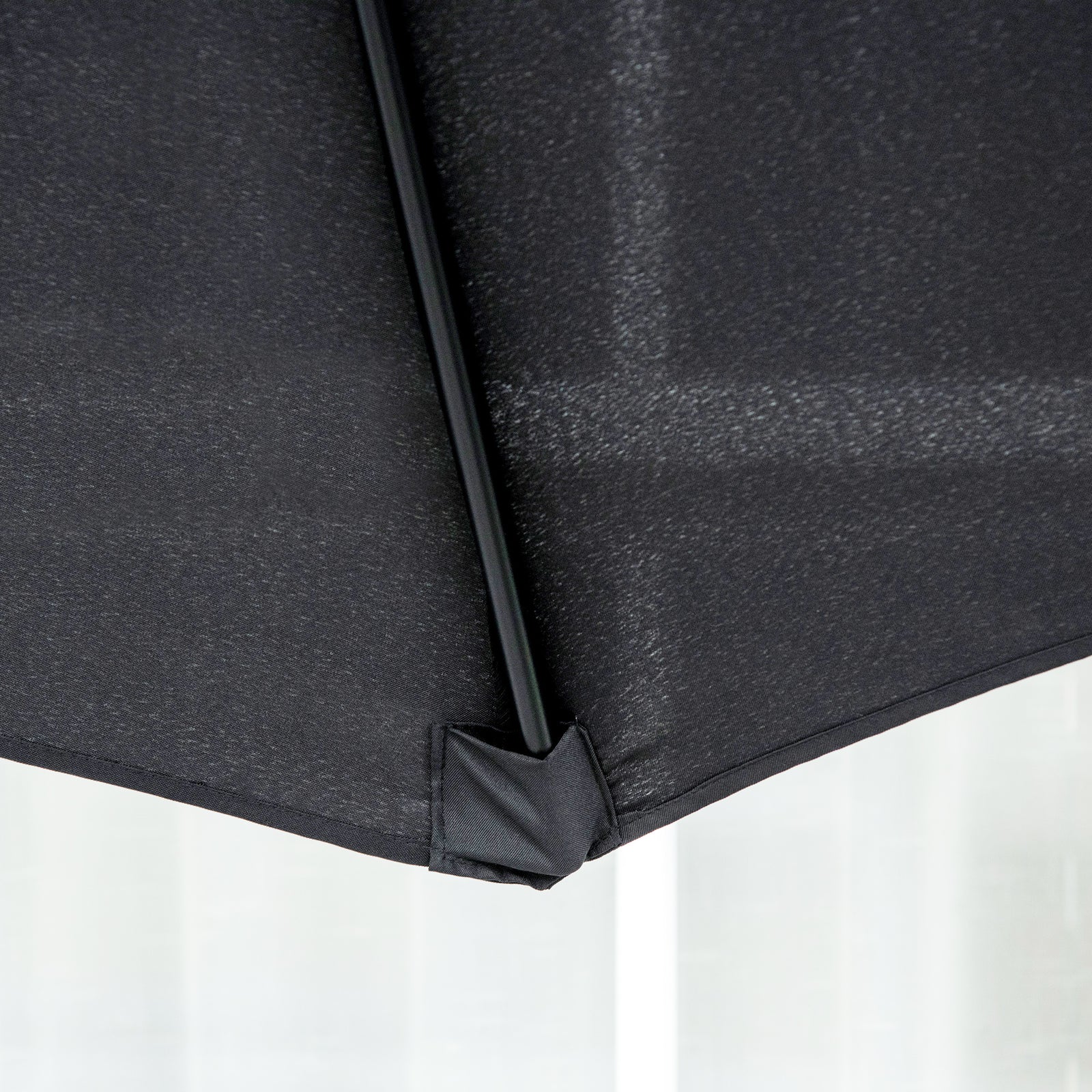 3m Patio Umbrella With Tilt And Crank | Black