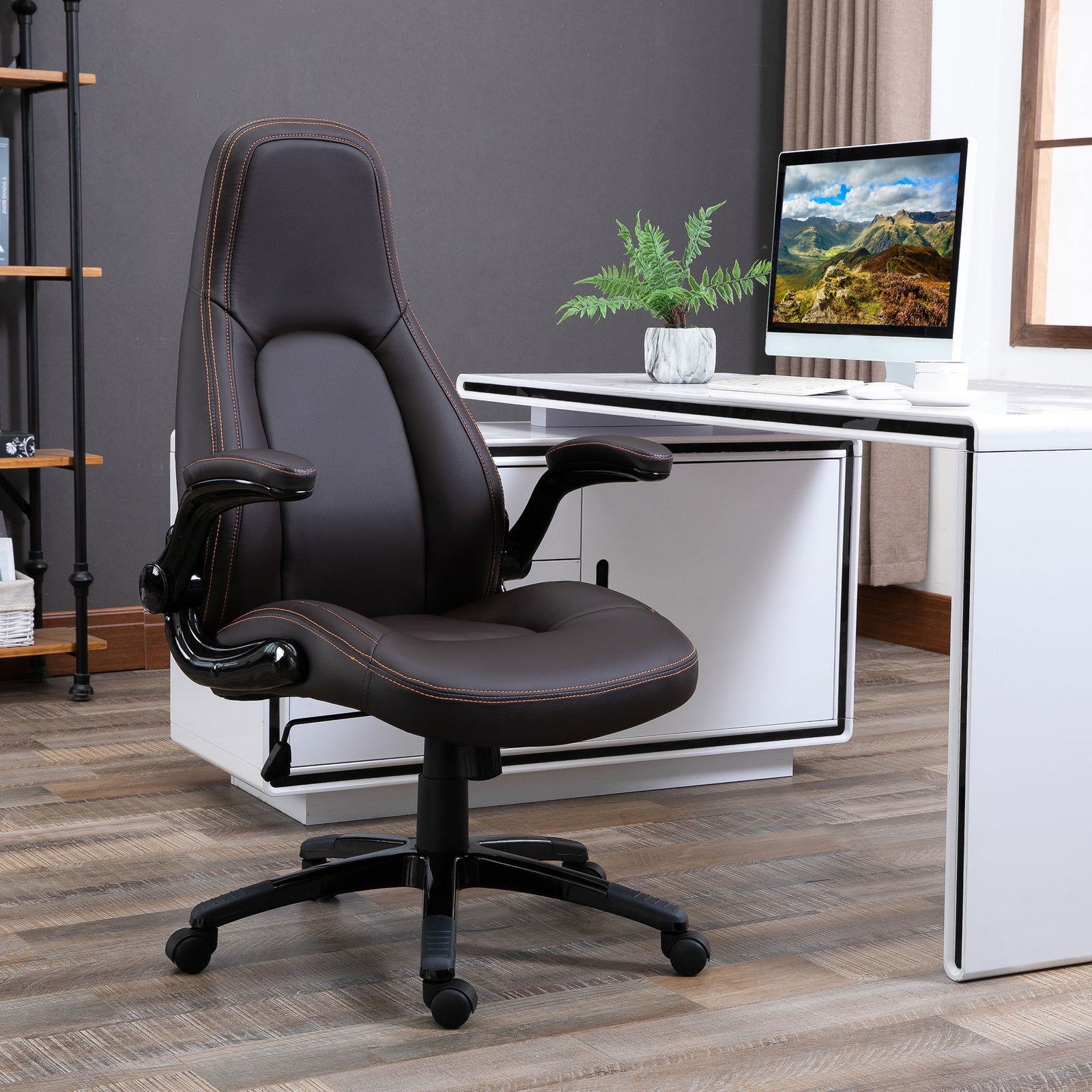 Pu Leather High Back Office Chair