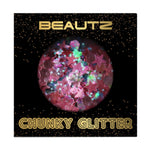 Envie Chunky Glitter Fairy 10ml Pot 5g Cosmetic Body Face Festival Purple Glam