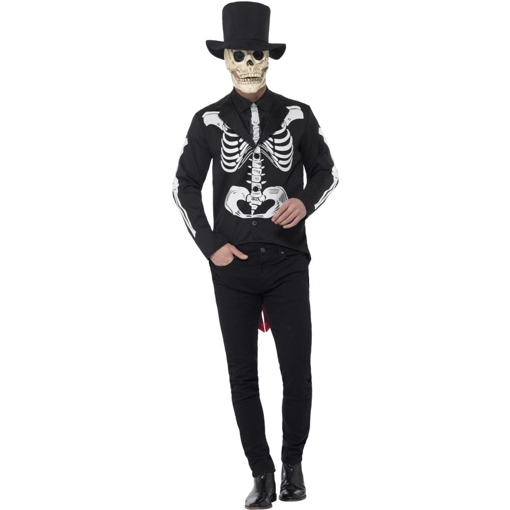 Day Of The Dead Senor Skeleton Costume | Medium