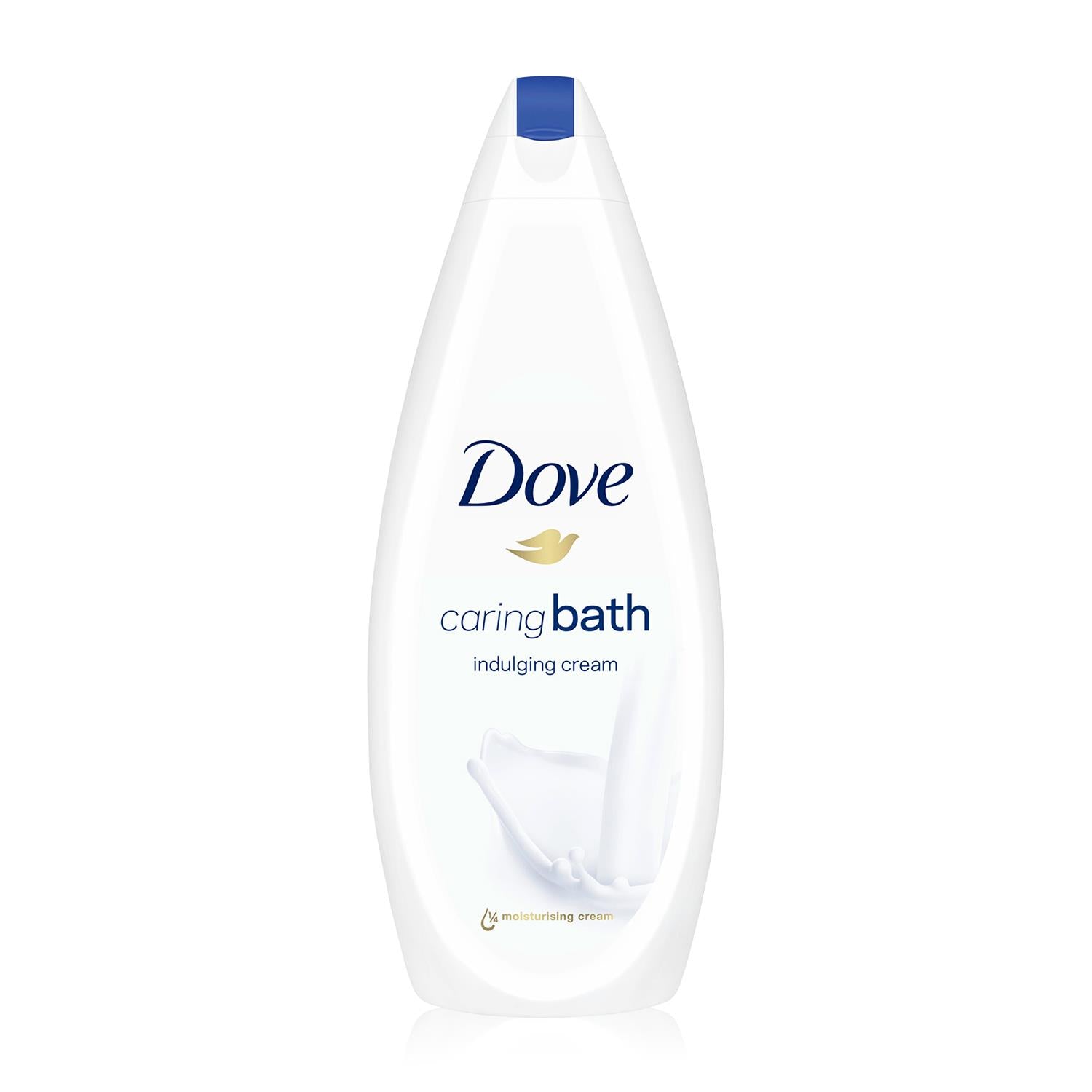 Caring Bath Body Wash Indulging Cream With 1/4 Moisturising Cream, 720ml