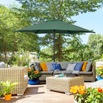 2m Parasol Patio Umbrella With 6 Ribs | Green