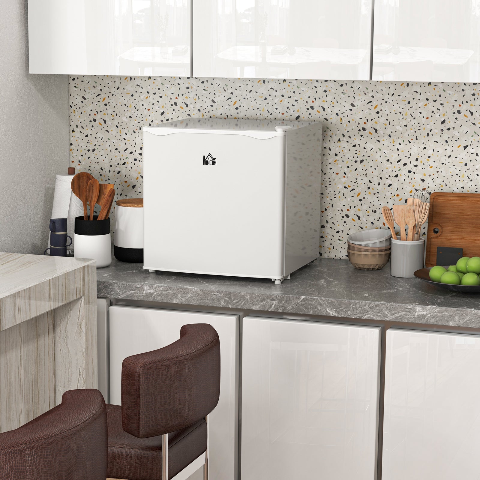 35l Tabletop Freezer With Adjustable Temperature Wire Shelf | One Size | White