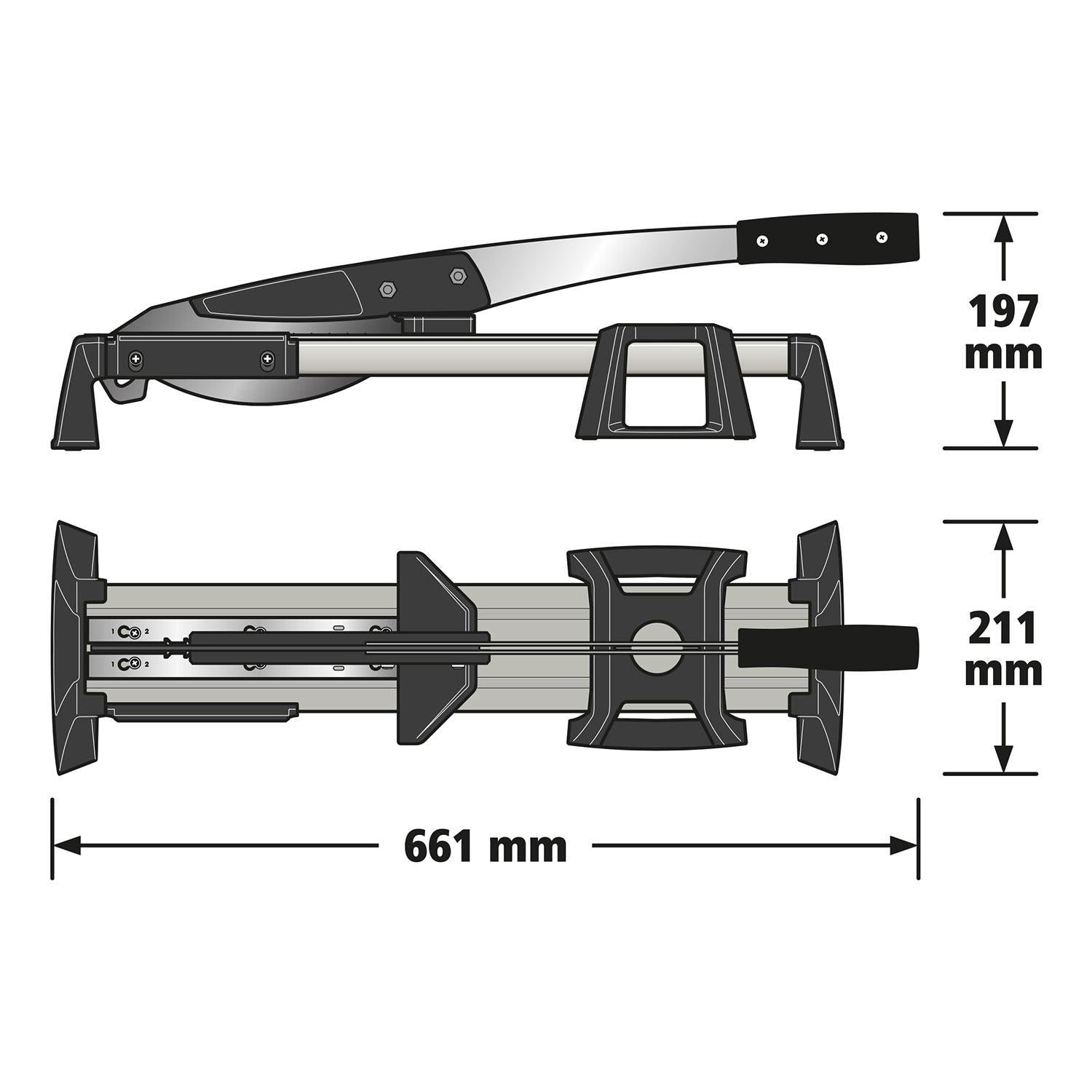 Project Set Vlc 800 Laminate & Vinyl Cutter With Angular Bevel Gauge