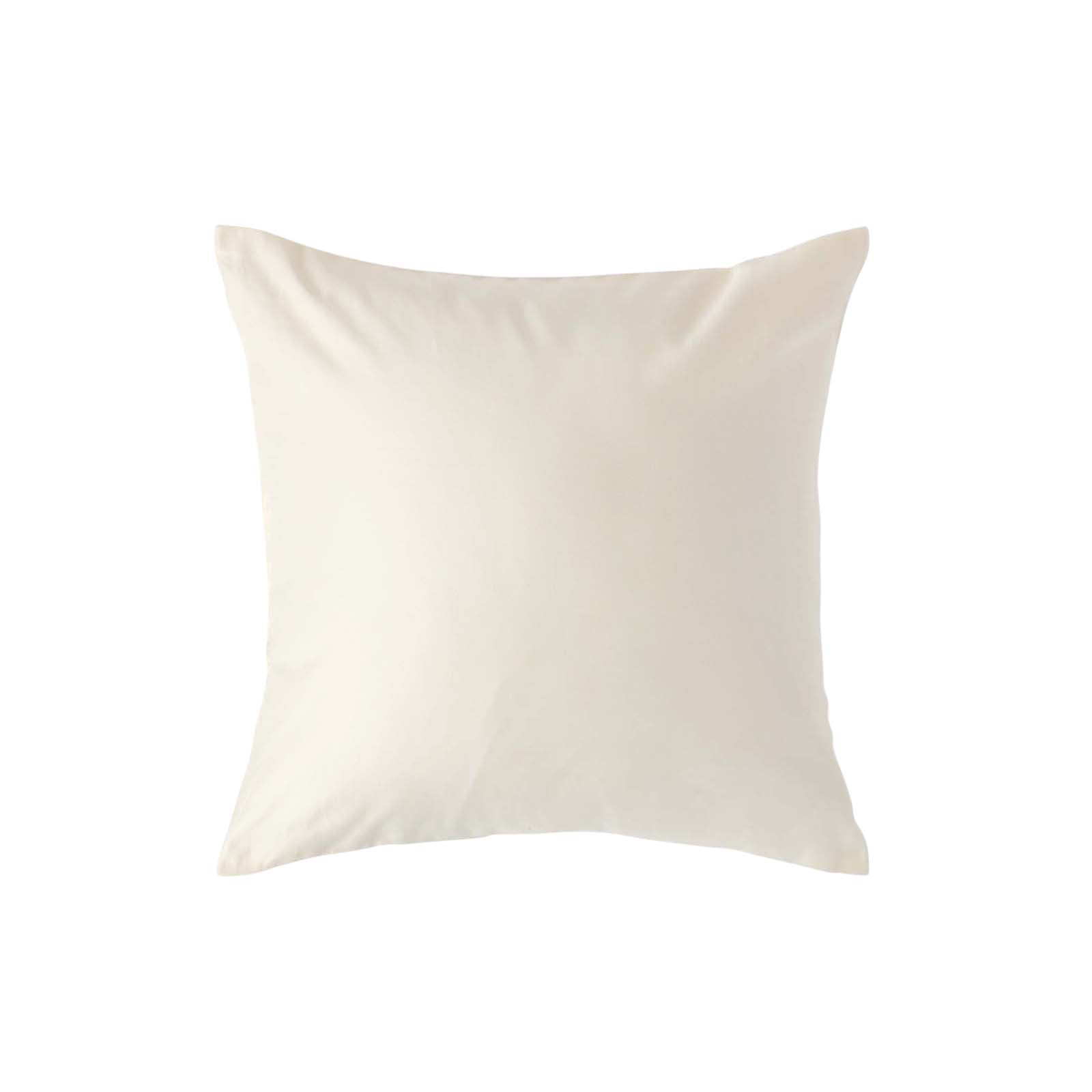 European Size Egyptian Cotton Pillowcase 1000 Tc | 40cm x 40cm | Cream