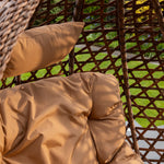 Henley Double Swing Egg Pod Chair | Brown