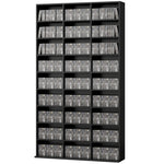 HOMCOM 835 Cd/500 Dvd Storage Unit, Blu-ray Media Storage Shelf