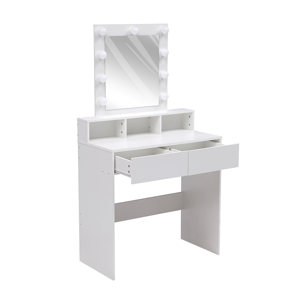 Makeup Dressing Table With Lighted Mirror