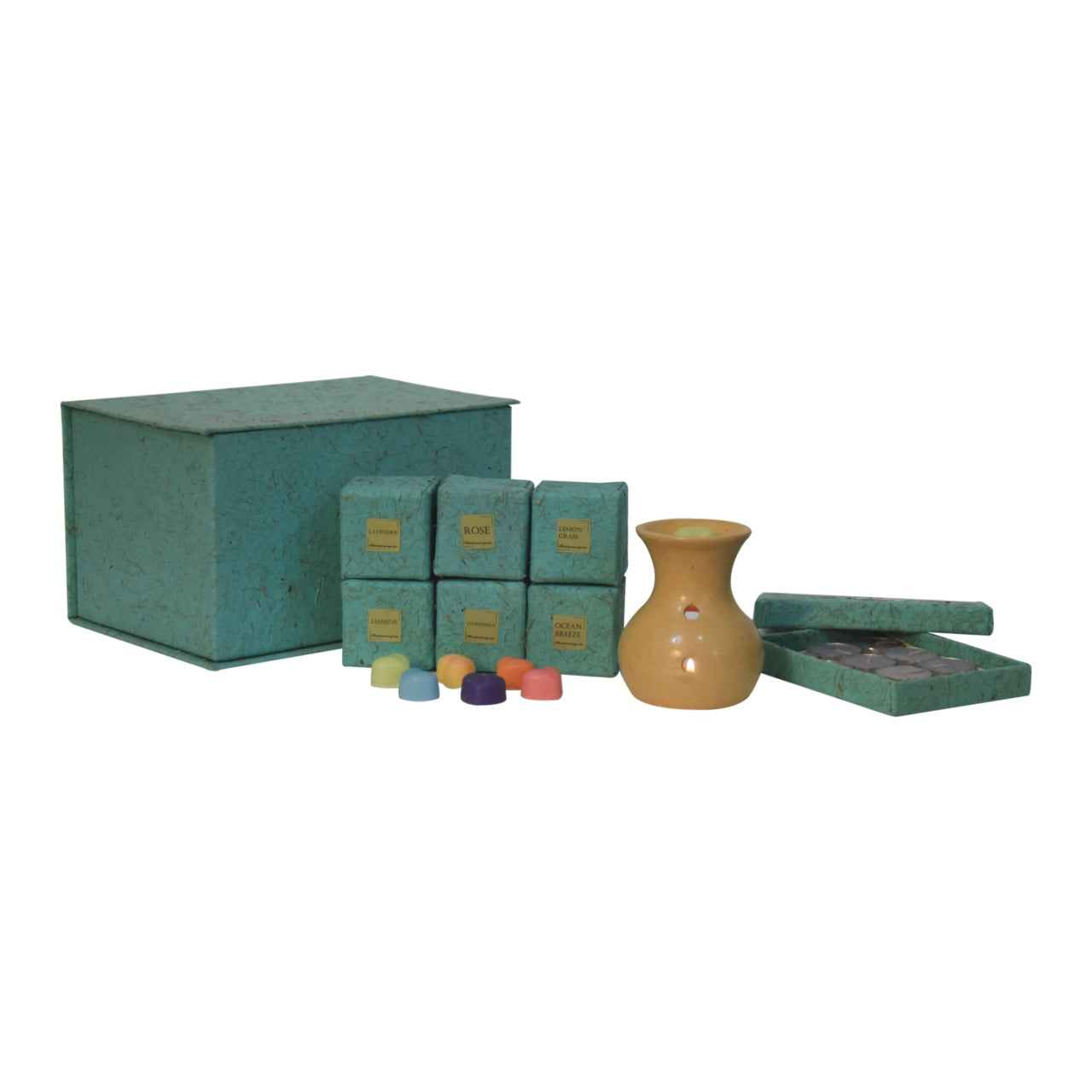 Taya Beige Wax Melter Set (summer)