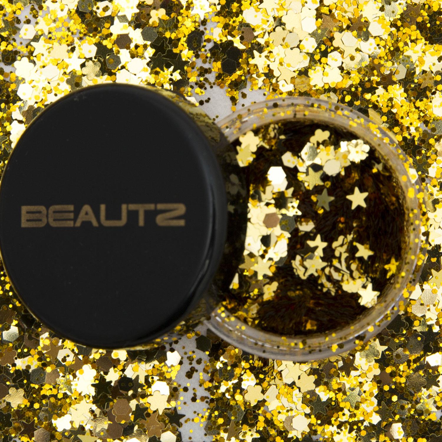 Envie Chunky Glitter Gold 10ml Pot 5g Cosmetic Body Face Festival Makeup Shine