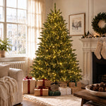 Artemis Home Wrencombe Pre-lit Pe Artificial Christmas Tree - Warm White Leds