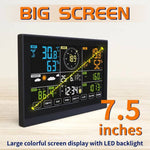 7-in-1 Wifi Weather Station With Outdoor Sensor – Lcd Colour Display, Solar Powered, Wind, Rain, Uv & Temperature Monitoring