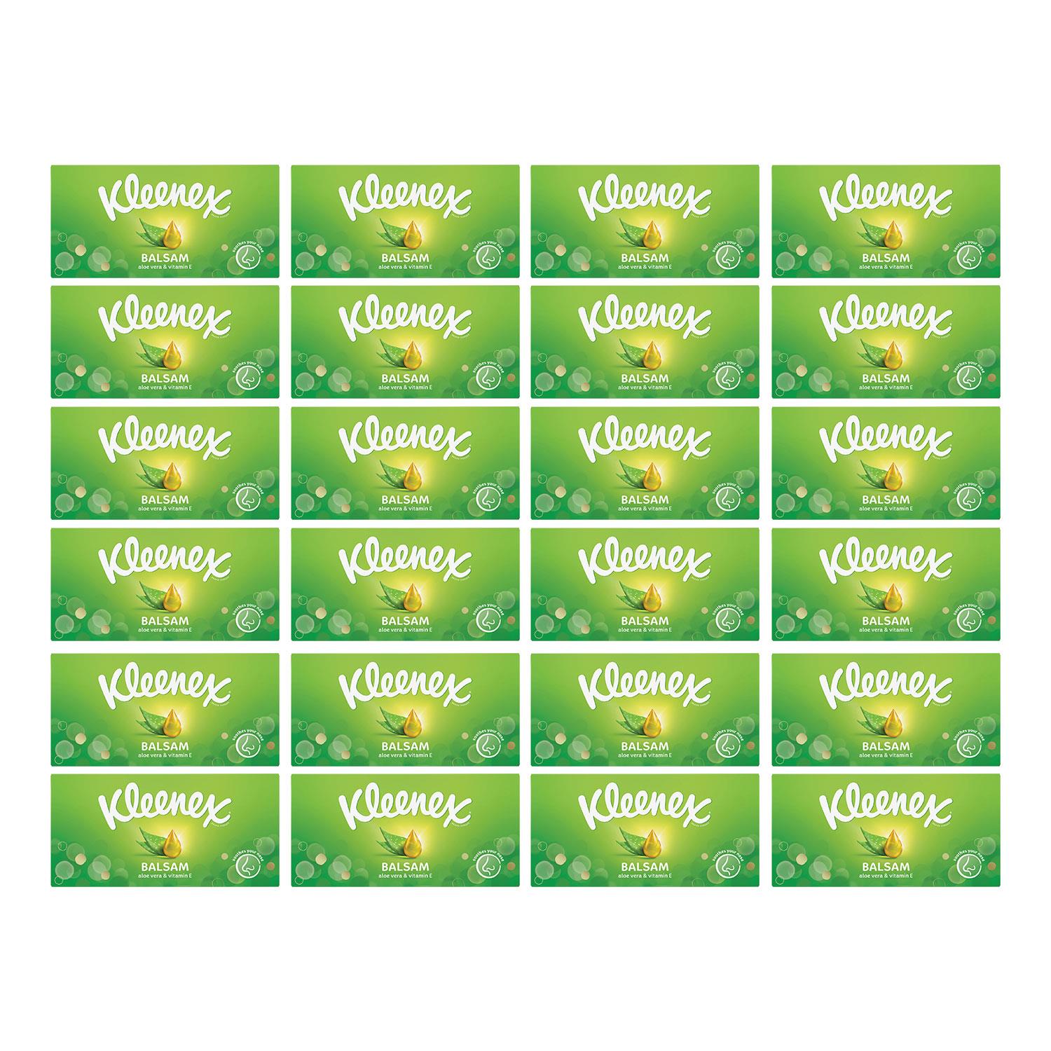 Facial Tissues X24 Boxes Of Balsam With Aloe Vera