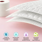 Toilet Roll, Spirits Of Tera – Quilted Soft 3-ply Tissue | 12 Rolls | White