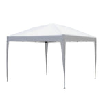 3 X 3m Garden Pop Up Gazebo Height Adjustable Marquee | White