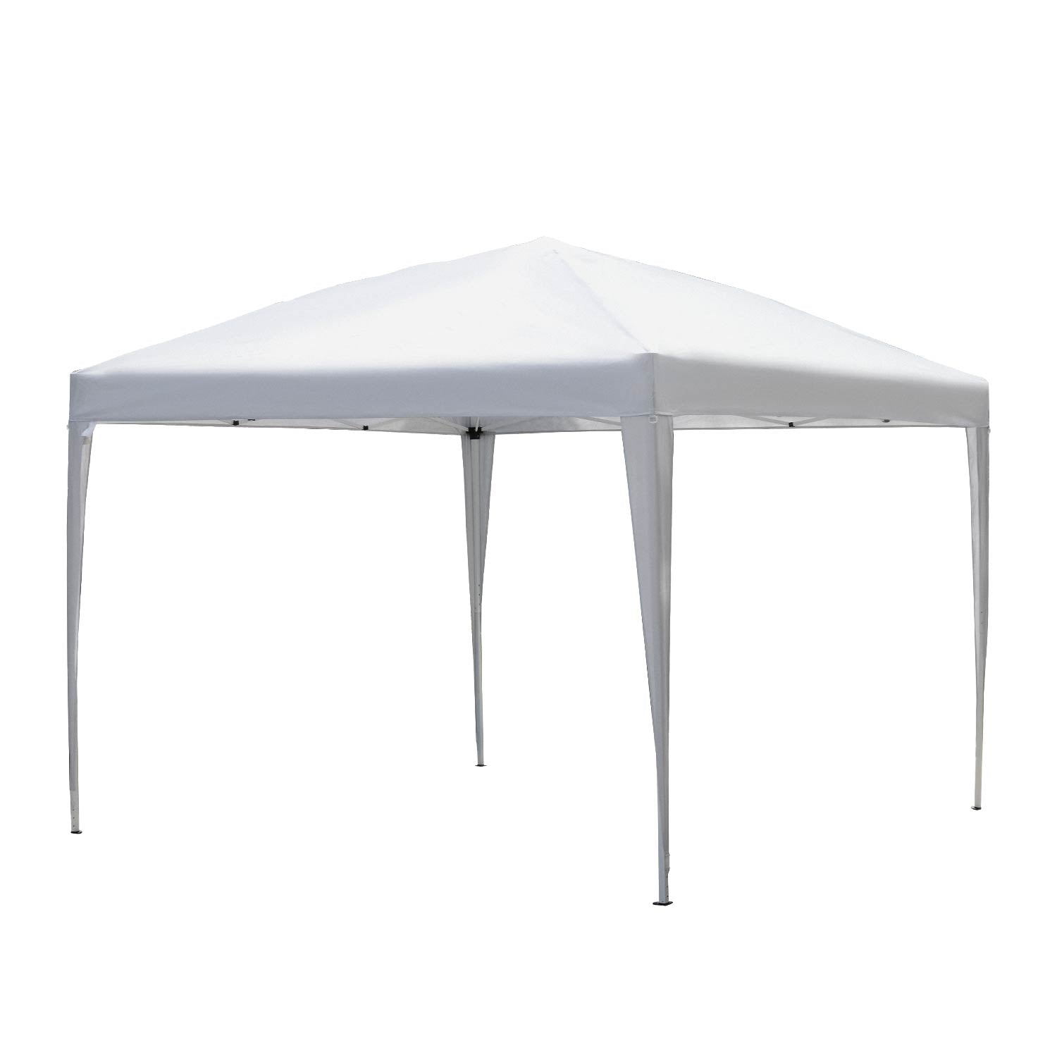 3 X 3m Garden Pop Up Gazebo Height Adjustable Marquee | White