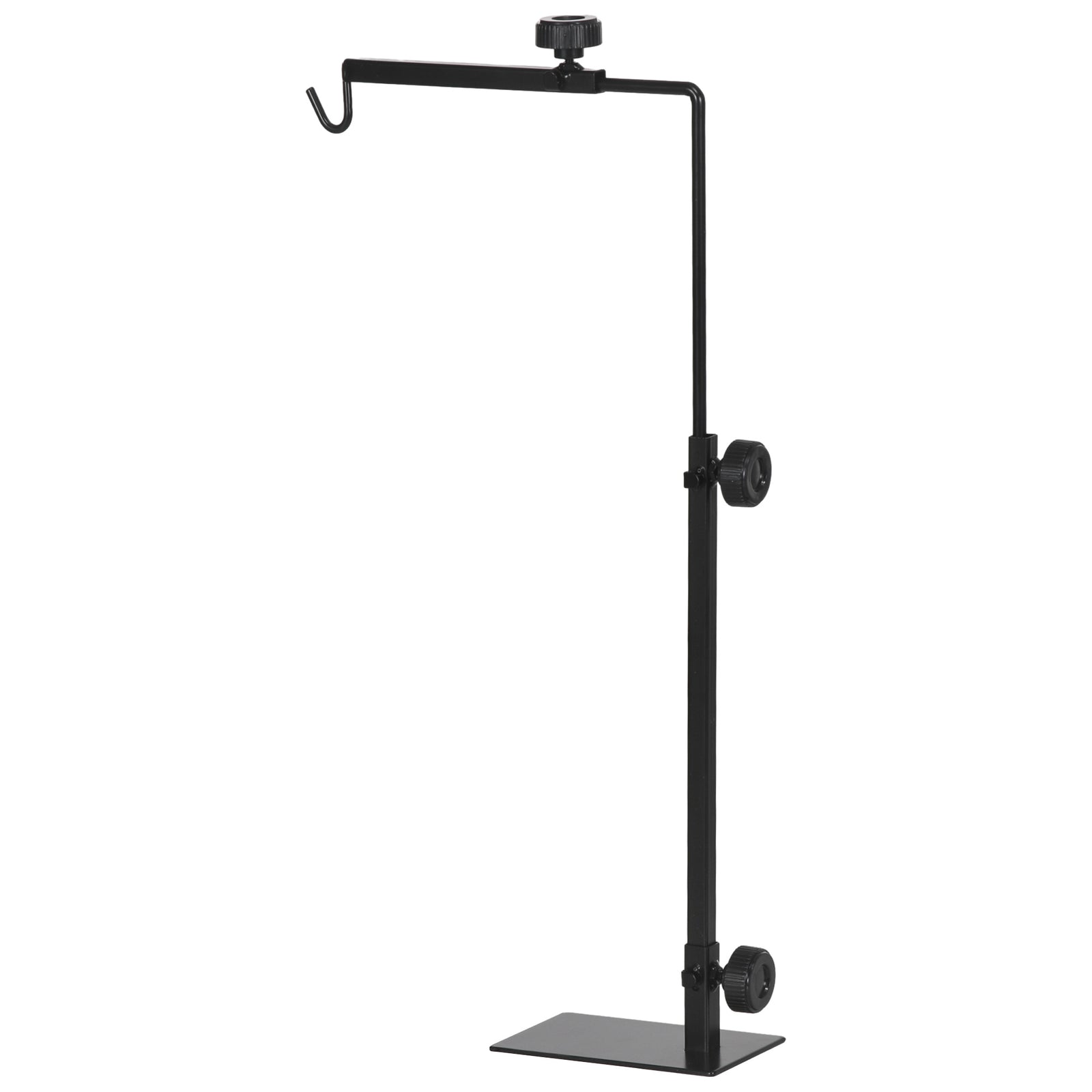 Pawhut Reptile Lamp Stand, Adjustable Lamp Holder With Hook Hanging Base