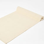 Cotton Plain Table Runner | Cream