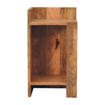 Solid Wood Oak-ish Box Bedside