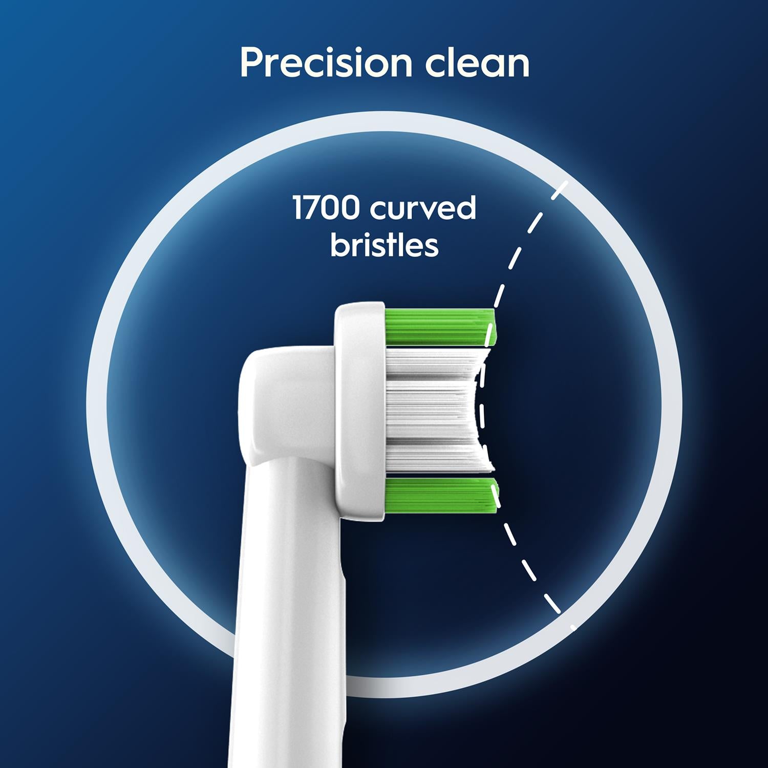 Precision Clean Toothbrush Refill Replacement Heads White, Pack Of 8