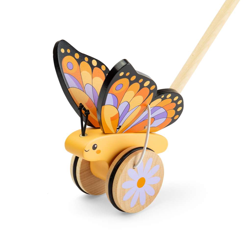 Bigjigs Toys Butterfly Push Along