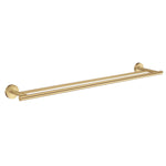 Towel Rail Wall Mounted Bathroom Storage Non Rust Brass | Double | Polished Brass