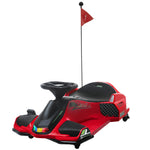 12v Electric Go Kart For Kids With Music, Led Lights, Red | Red