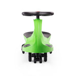 Unique Self Propelled Kids Ride On Toy, Wiggle Car - Green