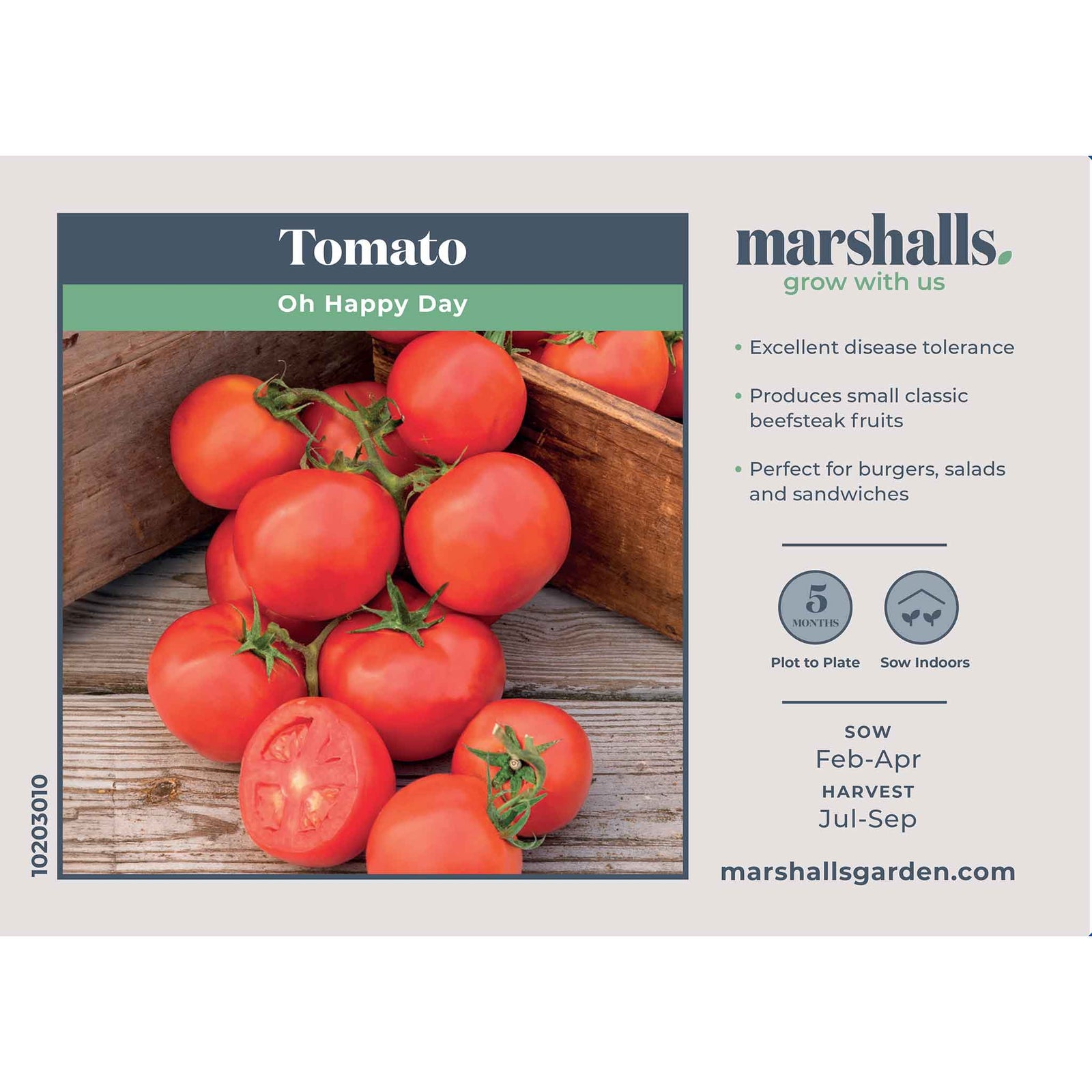 Tomato 'oh Happy Day' — Classic Beefsteak Seeds | 10 Seeds