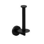 Vertical Toilet Roll Holder, Matt Black, Hidden Fixings, Start Collection