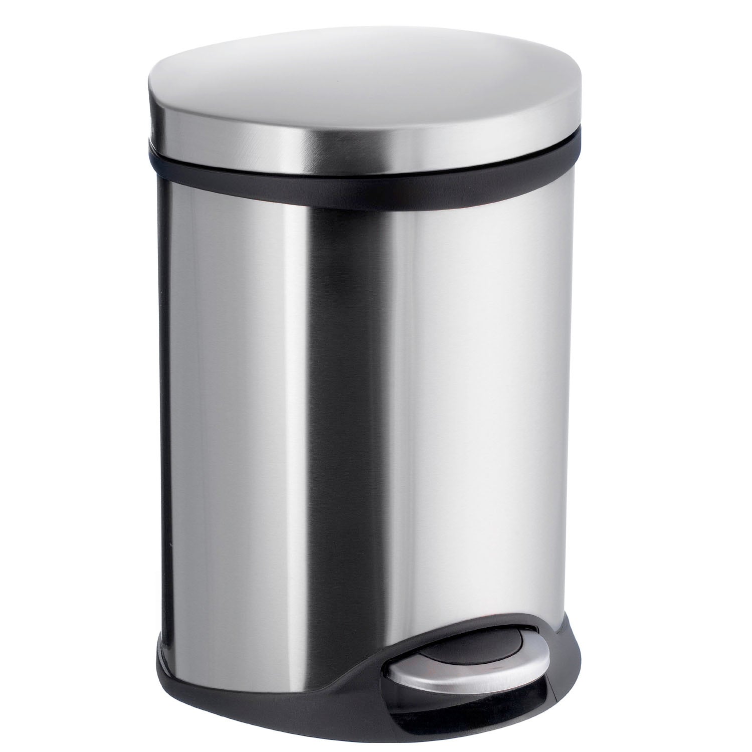 Stainless Steel 6l Pedal Bin With Easy Clean Inner Liner | Polished Stainless Steel
