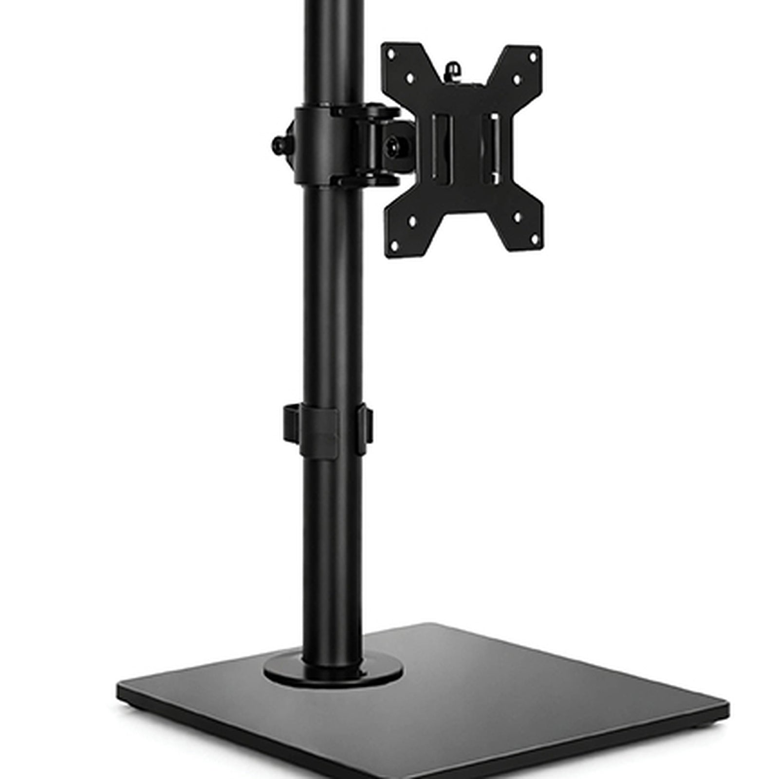 Futura Futura Single Monitor Stand 13 To 32 Inch Height Adjustable Freestanding Base Supports 8kg