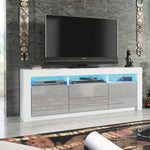 Shine Tv Unit 160cm With Led Lights | Grey