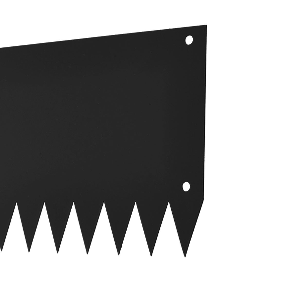 5-piece Galvanised Steel Lawn Edging Set With Serrated Edge | Black
