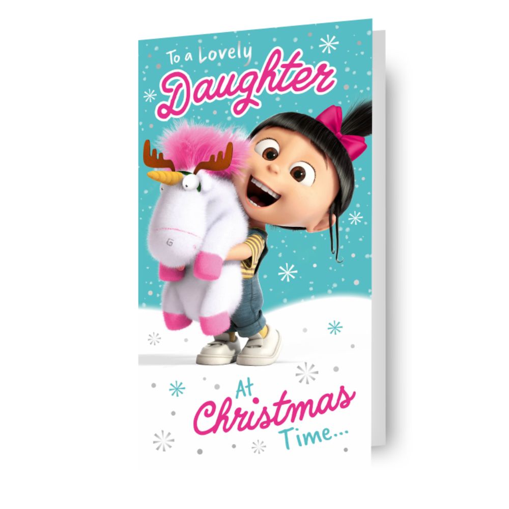 Minions Daughter Christmas Card Official Product