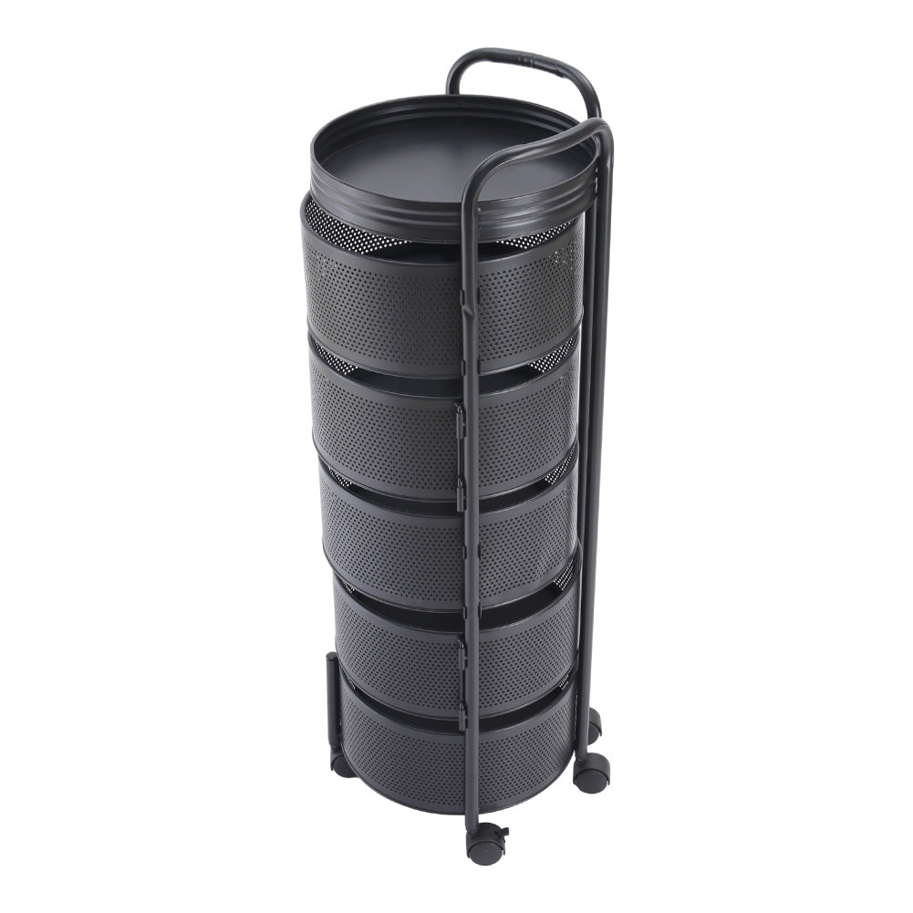 5-tier Kitchen Rotating Storage Rack