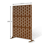 Metal Outdoor Privacy Screen 120cm X 180cm - Panels | 120cm x 180cm | Rust