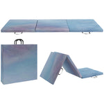 6ft Tri-fold Gymnastics Mat, Blue