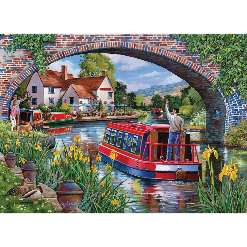 Over & Under - Big 500 Piece Jigsaw Puzzle For Adults, With Extra Large Pieces