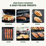 Bistro 6-in-1 Contact Grill And Griddle, Pfas-free Non-stick Ceramic | Silver
