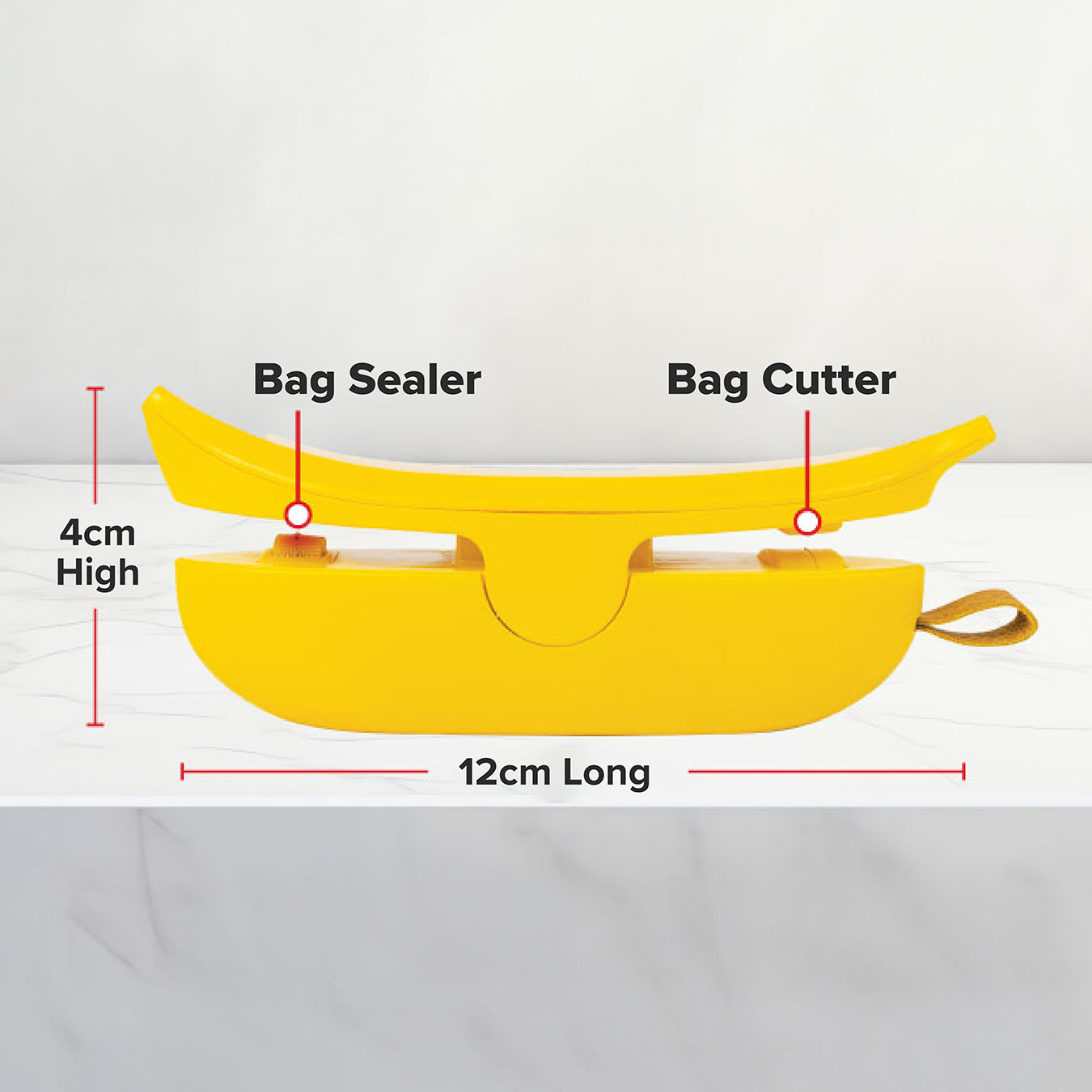 Banana Seal 2-in-1 Bag Sealer & Cutter | Original | Yellow