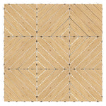 9 Pcs Yellow Anti-slip Deck Tiles 30x30 Cm, 0.81㎡ Pack